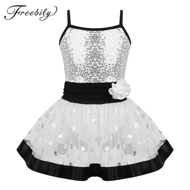 Балетное платье-пачка на тонких бретельках для девочек балетные гимнастические