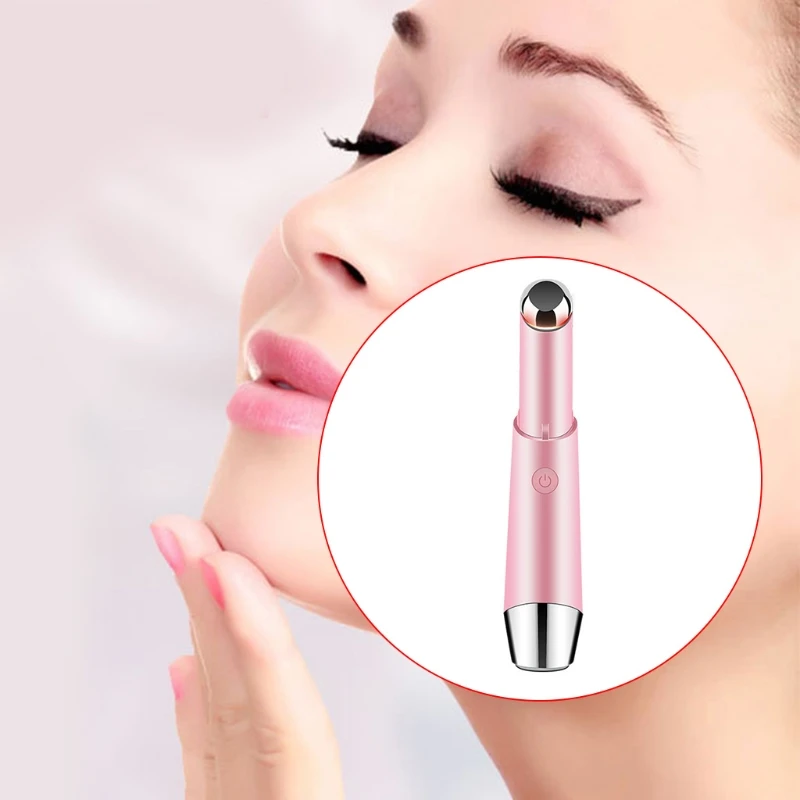 

EMS Eye Massager Vibration Red Light Therapy Anti Wrinkle Remove Dark Circle Anti Aging Micro Current Eye Beauty