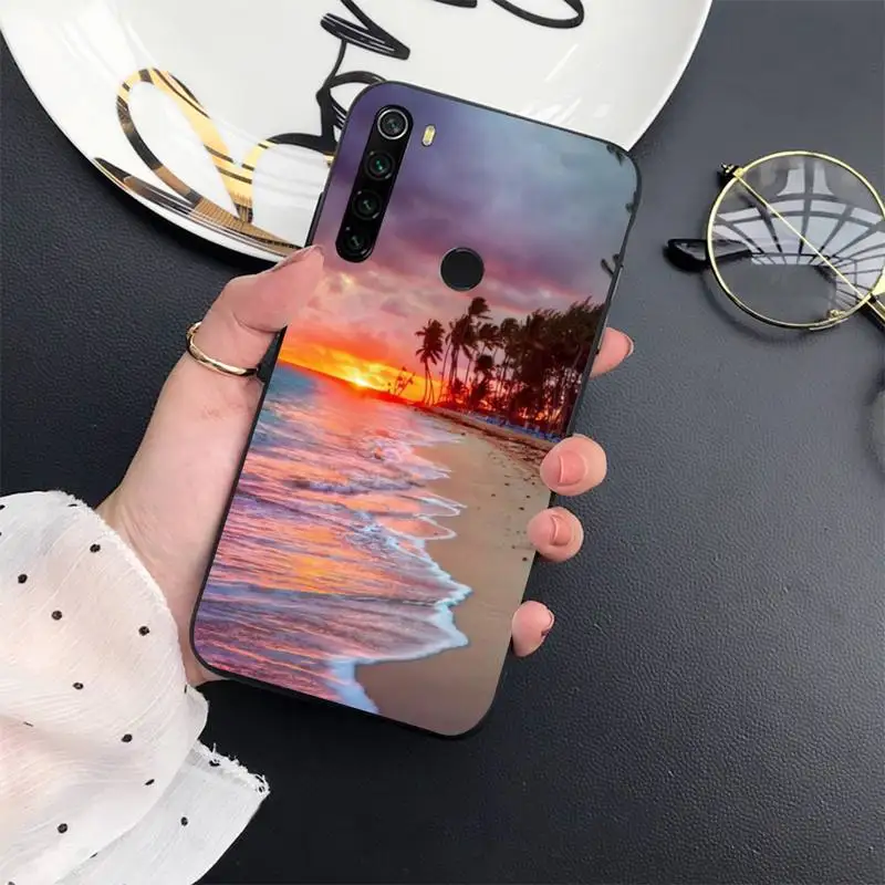

Summer Beach Relax Starfish Ocean Sky Sun Phone Cases For Xiaomi Redmi 7 8 9t a3Pro 9se k20 mi8 max3 lite 9 note 9s 10 pro