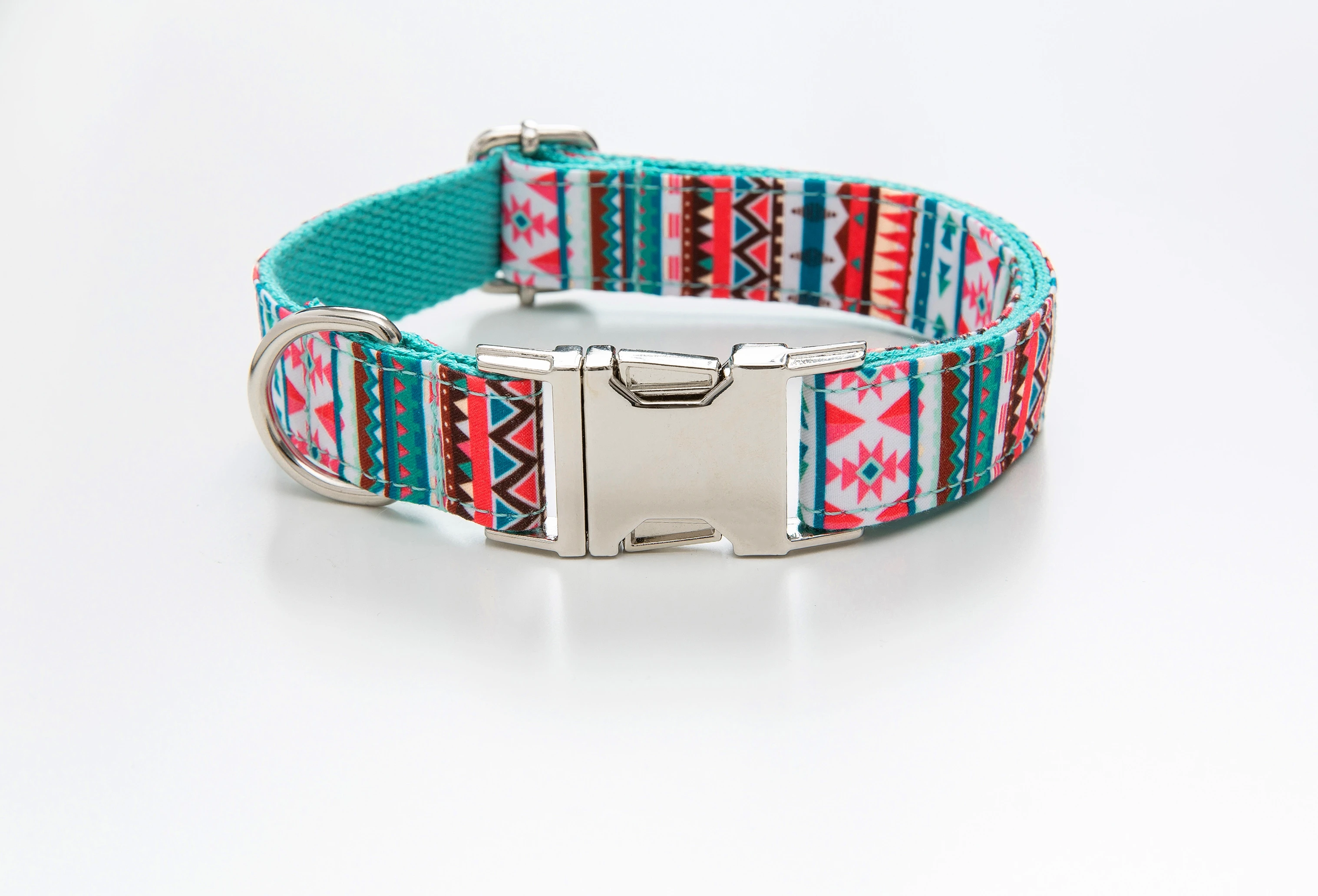 Ошейник и поводок для домашних животных в этническом стиле металлическая пряжка