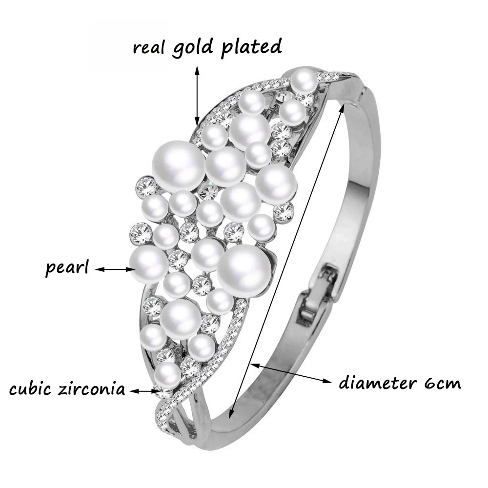 SINLEERY Шарм Имитация жемчужные браслеты и для женщин ювелирные изделия