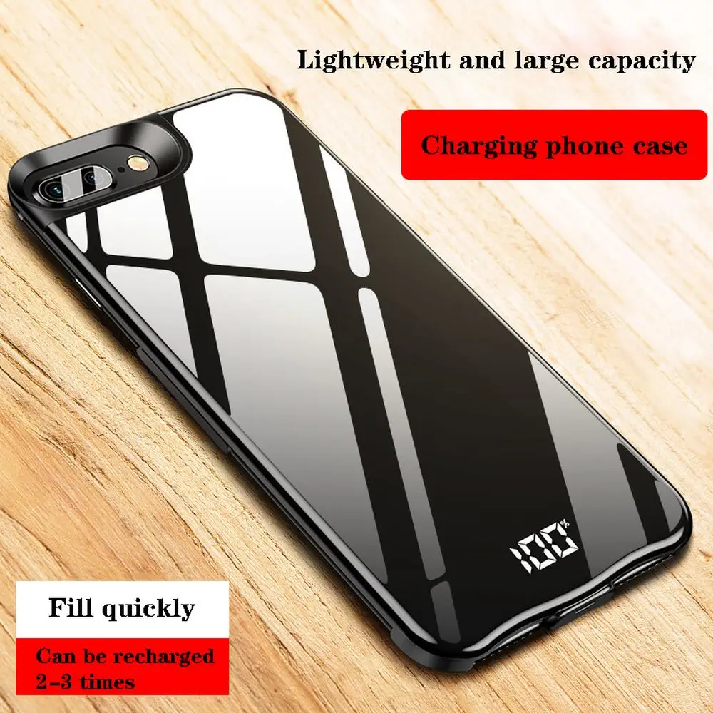 

Famende 8000mAh Lightweight Drop Proof And Shock Proof Back Clip Battery Mobile Power Supply For iPhone 6 7 8 Plus X XS Max