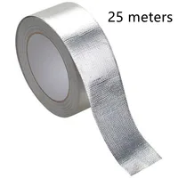 Thickened glass fiber cloth aluminum foil tape range hood water heater range hood exhaust pipe tin foil paper tape sealing tape