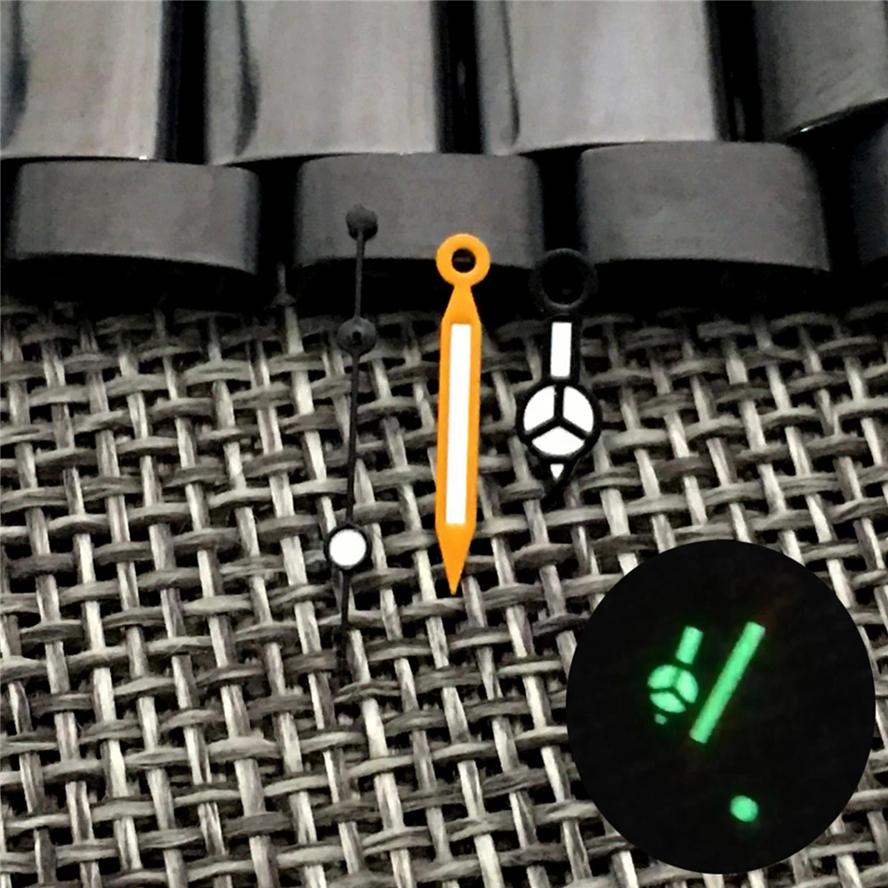 

Watch Hands for SKX007 NH35A NH36A Watch Movement Repair Parts with Green Luminous Watch Pointer Modified