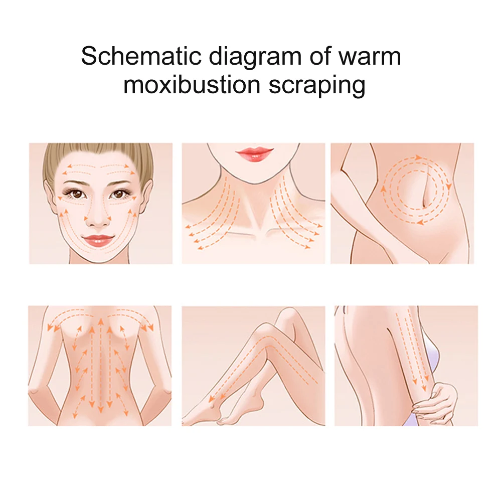 

Electric Scraping Therapy Machine Hot Massager Anti Cellulite Magnet Scraping Fat Burner Guasha Instrument (US Plug 100-240V)