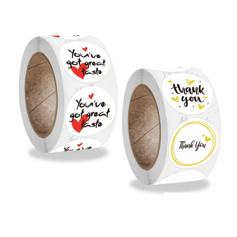 500 шт. спасибо за покупку герметичная наклейка на вкус Подарочный конверт