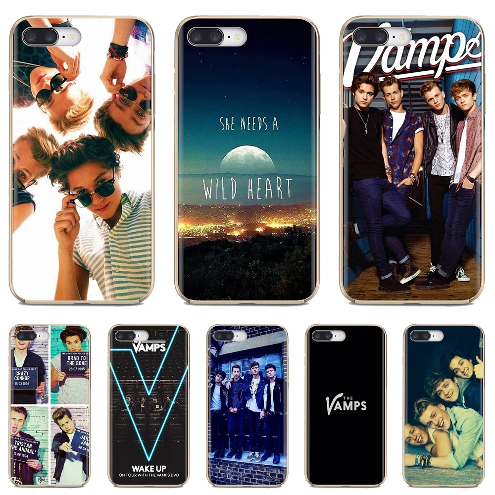 Красивый мягкий чехол с музыкальной группой The Vamps Boy для iPhone iPod Touch 11 12 Pro 4 4S 5 5S SE 5C 6