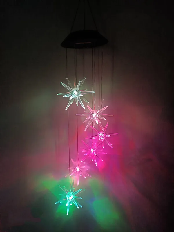 

Solar Lamp Solar Wind Chime Lamp Color Changing Meteor Wind Chime Lamp LED Solar Garden Lamp LED Color Changing Meteor Lamp
