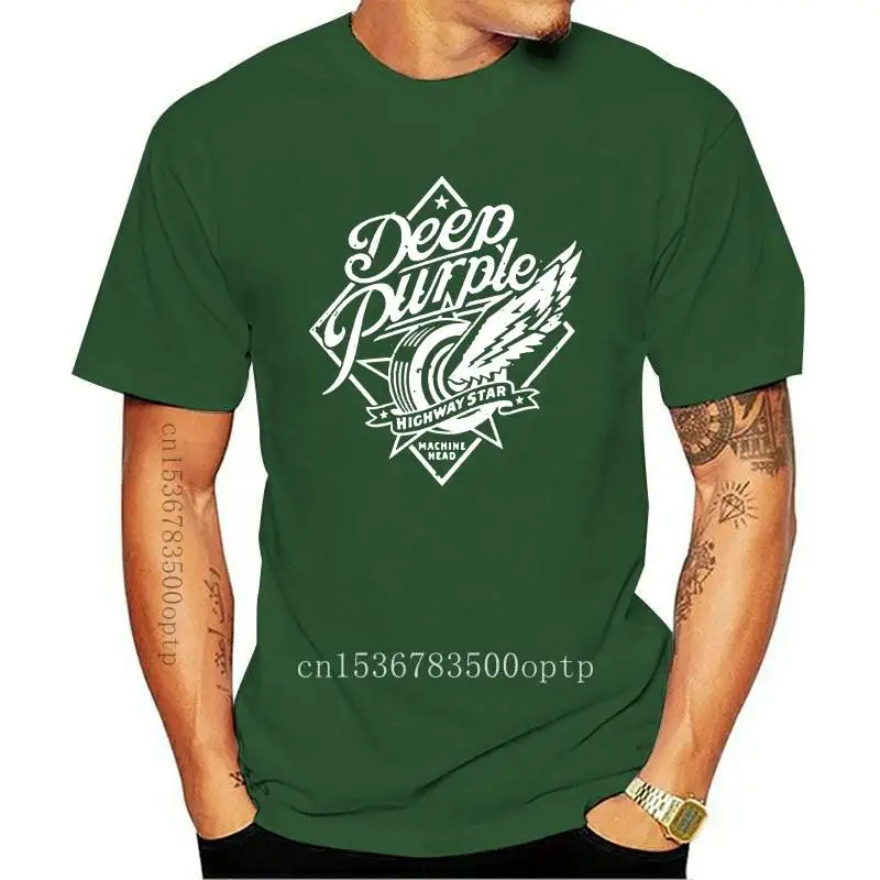 New Black Deep Purple Men's Short Sleeve T-shirt - Small - Highway Star Tshirt 2021 sbz4424