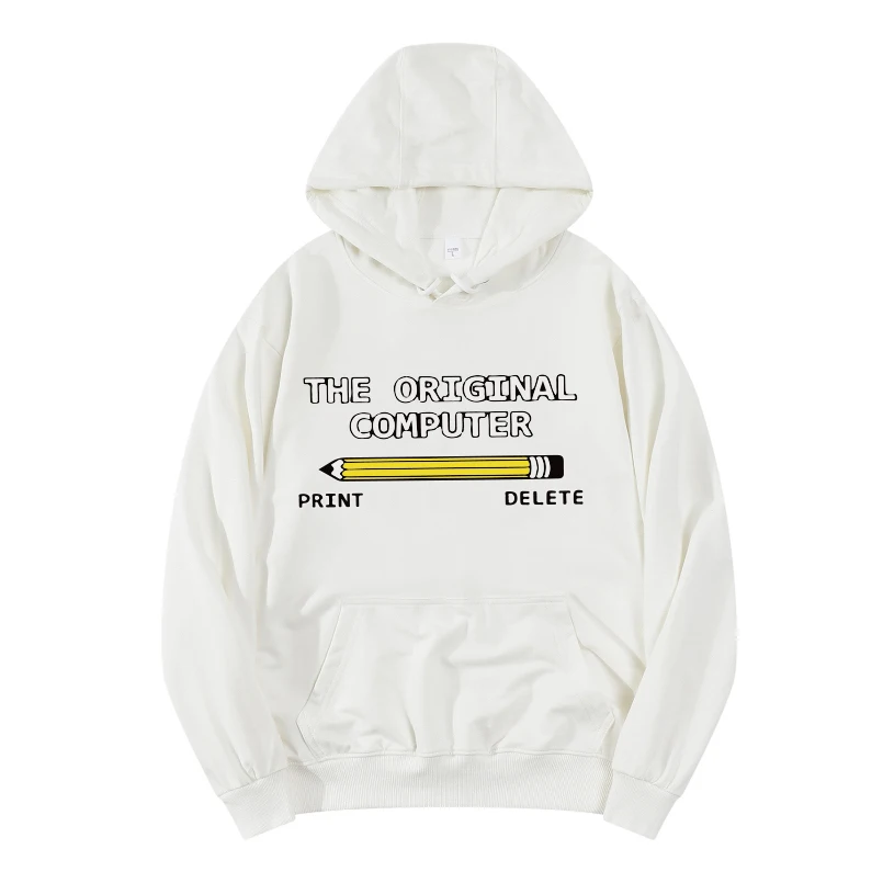 Мужская толстовка с капюшоном The Original компьютерный гик для мужчин на весну и