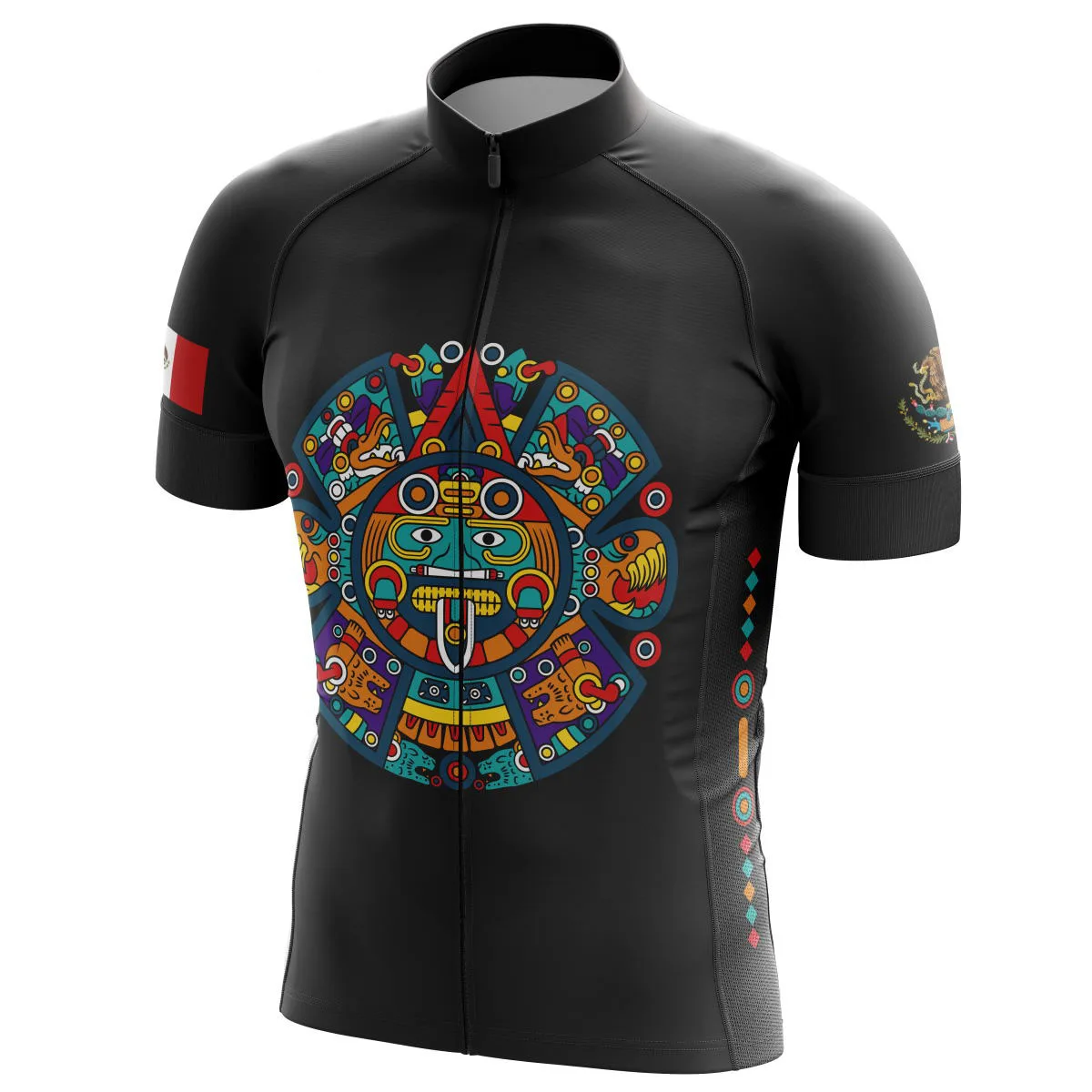 

Summer New Men's Cycling Jersey for Mexico Male Bike Shirt Rose Skull Pattern Ropa Bicycle Clothes