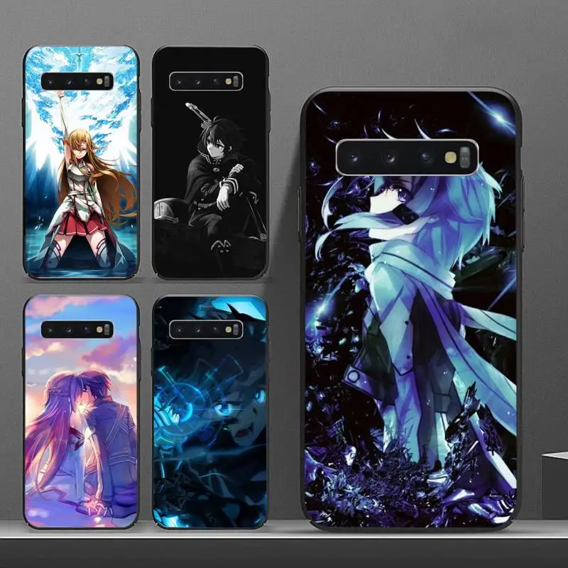 

Sword Art Online SAO Anime Manga Phone Case For Samsung galaxy S 8 9 10 20 21 30 A 30 50 51 70 note 10 plus Ultra 5g