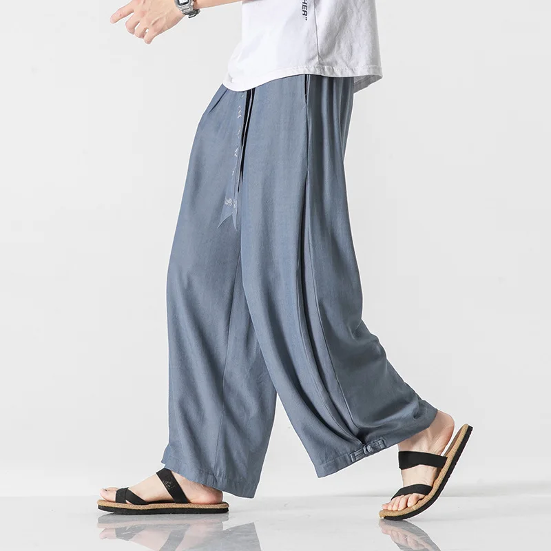 Повседневные широкие брюки свободные бриджи большого размера в стиле Харадзюку
