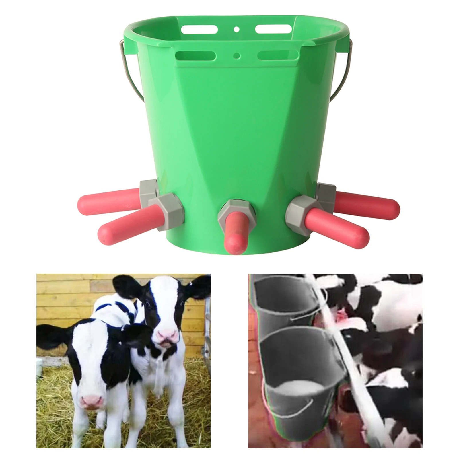 

Lamb Milk Bucket Farm Cattle Milk Feeding Bucket for Cattle Horses Pig