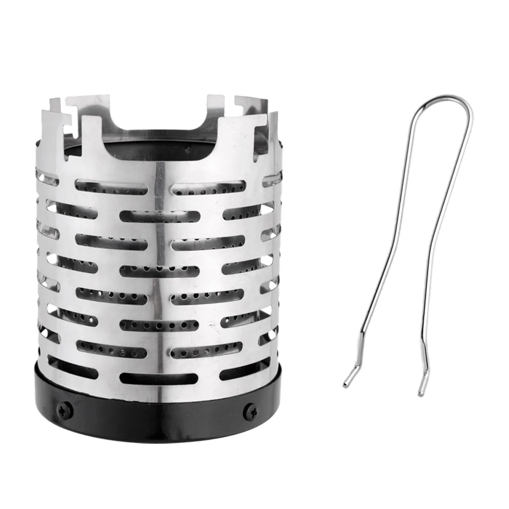 Крышка для наружной печи кемпинга из нержавеющей стали портативная крышка