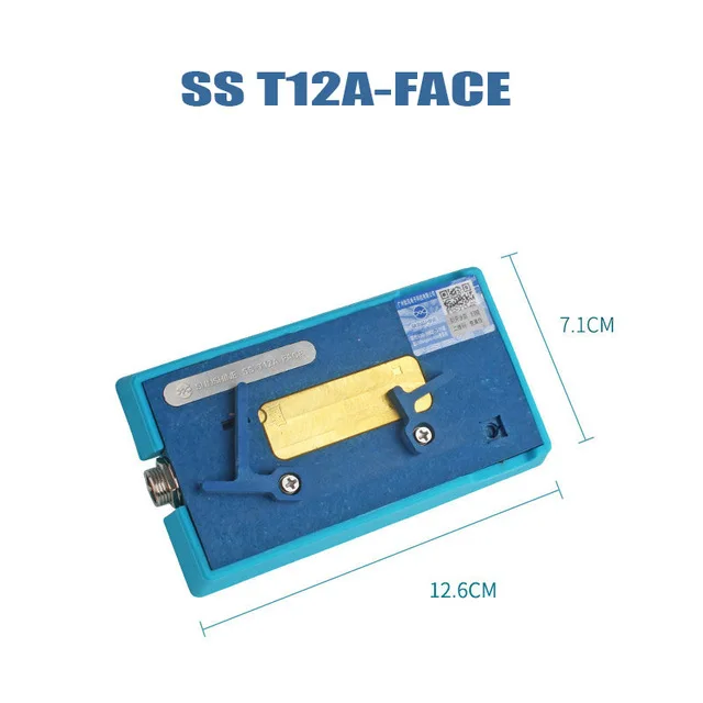 Jyrkior SS T12A-XF 4 в 1 кронштейн для удаления подогревателя для iPhone X, XR, XS, XS, MAX, быстро удаляет среднюю рамку, нагревательная платформа, инструменты - Цвет: T12A-Face Handle
