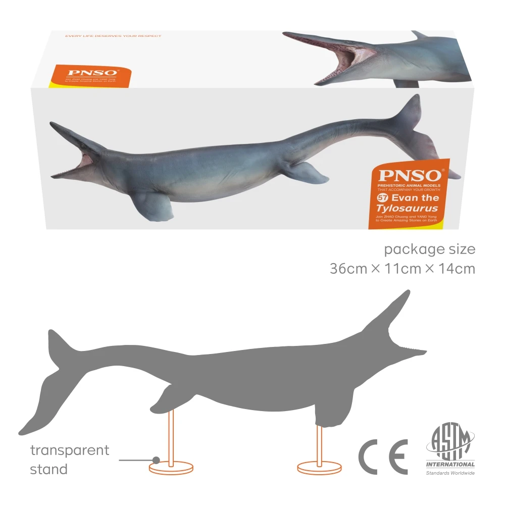 PNSO-dinosaurio preantiguo, modelos: 57, Evan, Tylosaurus-3