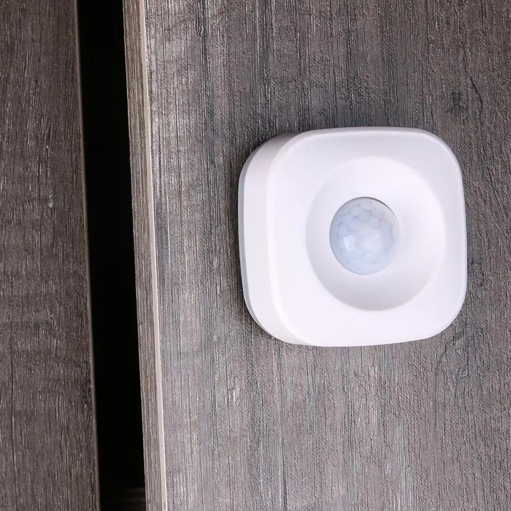 

Mini WIFI PIR Motion Sensor Wireless Detector Security Smart Home Burglar Alarm One-click Settings or AP Mode Connections