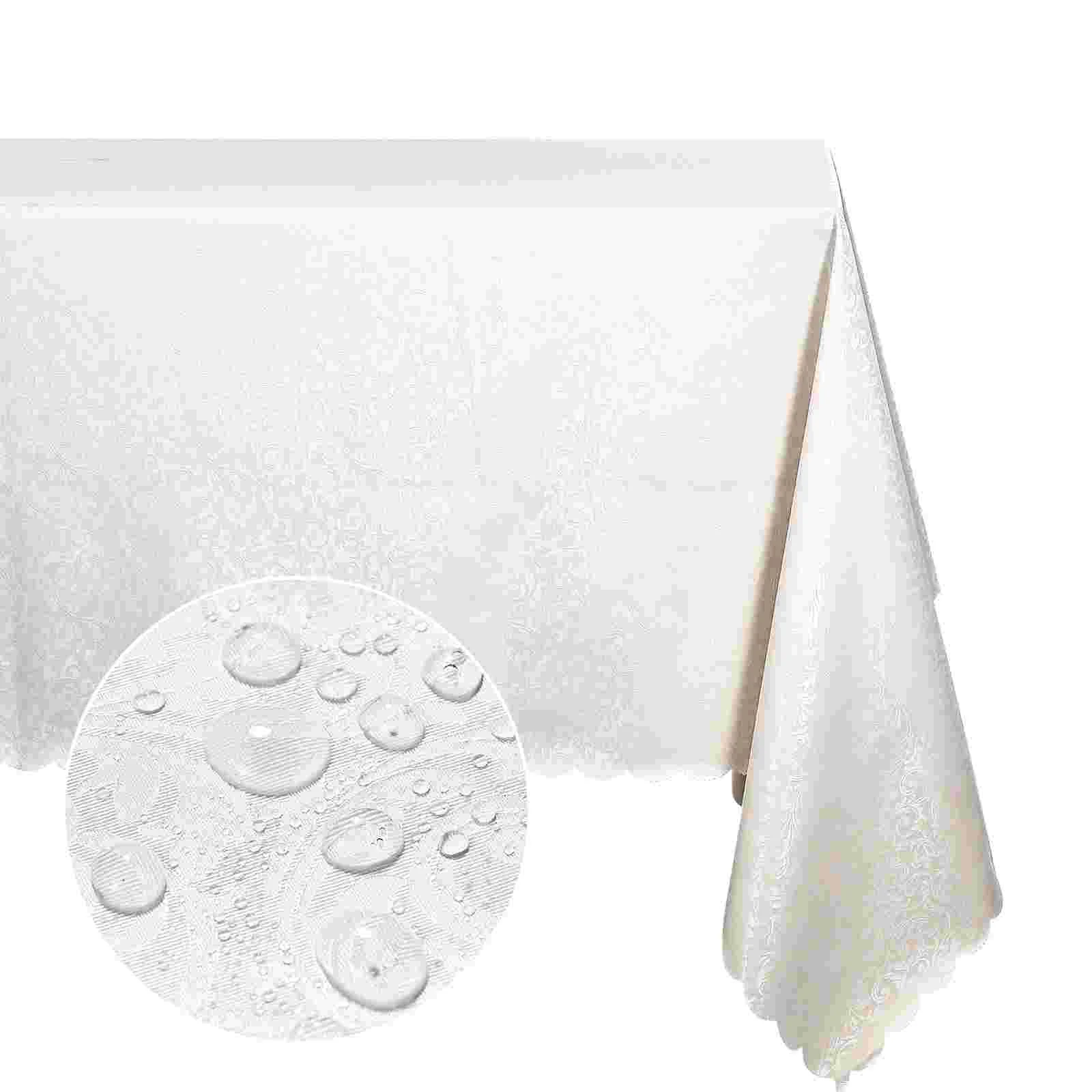 

Немнущаяся скатерть Hemoton, скатерть для стола для домашвечерние, скатерть для свадебного банкета, устойчивая к пятнам скатерть для стола