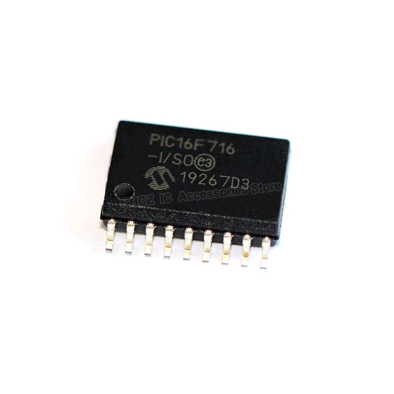 

1pcs PIC16F716-I/SO PIC16F716 16F716 SOIC-18 New and Original Integrated circuit IC chip Microcontroller Chip MCU In Stock