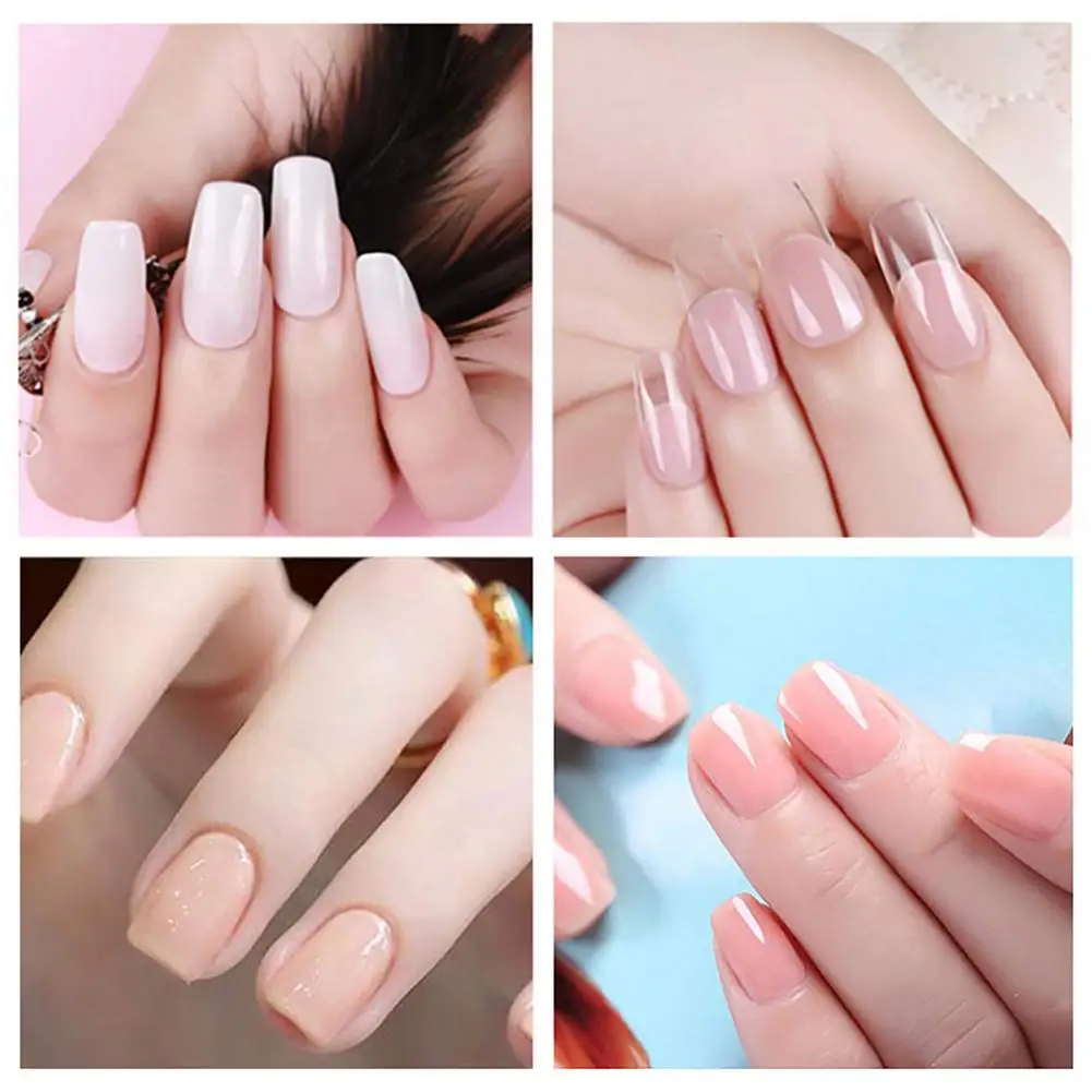 

Nail Extension Kit Brush Nail File UV Lamp Poly Nail Gel Kit Specially Designed for Fiberglass Nail Expansion