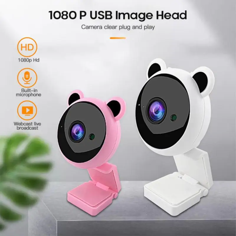 

webcam 1080p HD Mini Computer PC Web Camera With USB Plug Rotatable Cameras For Live Broadcast laptop light gadget
