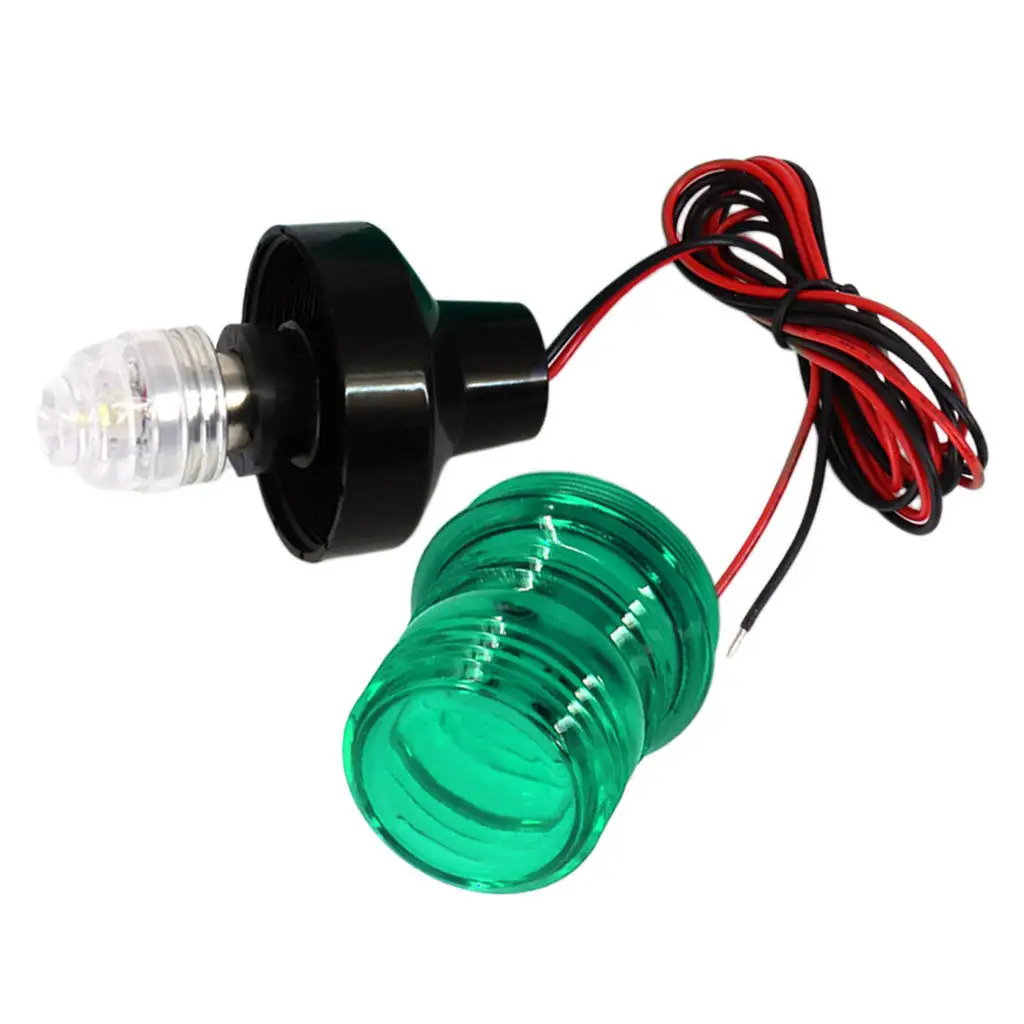 

Boat Marine LED Navigation 12V/24V Green 360 Degree Sailing Light Lamp