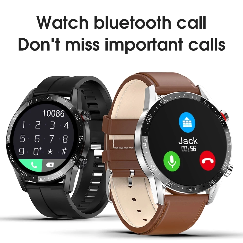 

L13 Smart Watch GT05 Men ECG+PPG Waterproof Bluetooth Call Blood Pressure Fashion Wristbands Bracelet Fitness Smarts Smartwatch