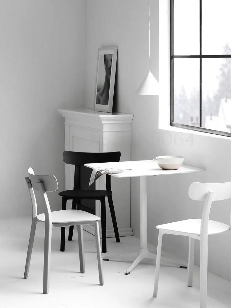 Ins скандинавский обеденный стул для кафе Стильный Простой обеденной домашний