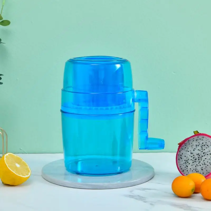 Мини Портативная кухонная ручная дробилка для смузи льда прозрачная DIY машина