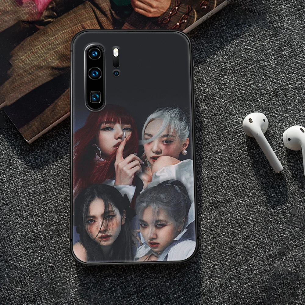 

BLACKPINKS KPOP Phone Case For Huawei P Mate 10 20 30 40 Lite Pro smart Z 2019 nova 5t black Shell Tpu Coque Painting Funda