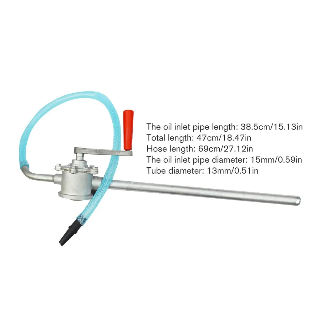 

Hand Crank Aluminum Alloy Oil Pump Car Truck Fuel Oil Gasoline Diesel Transfer Hand Pump Suction Water Chemical Liquid Pump