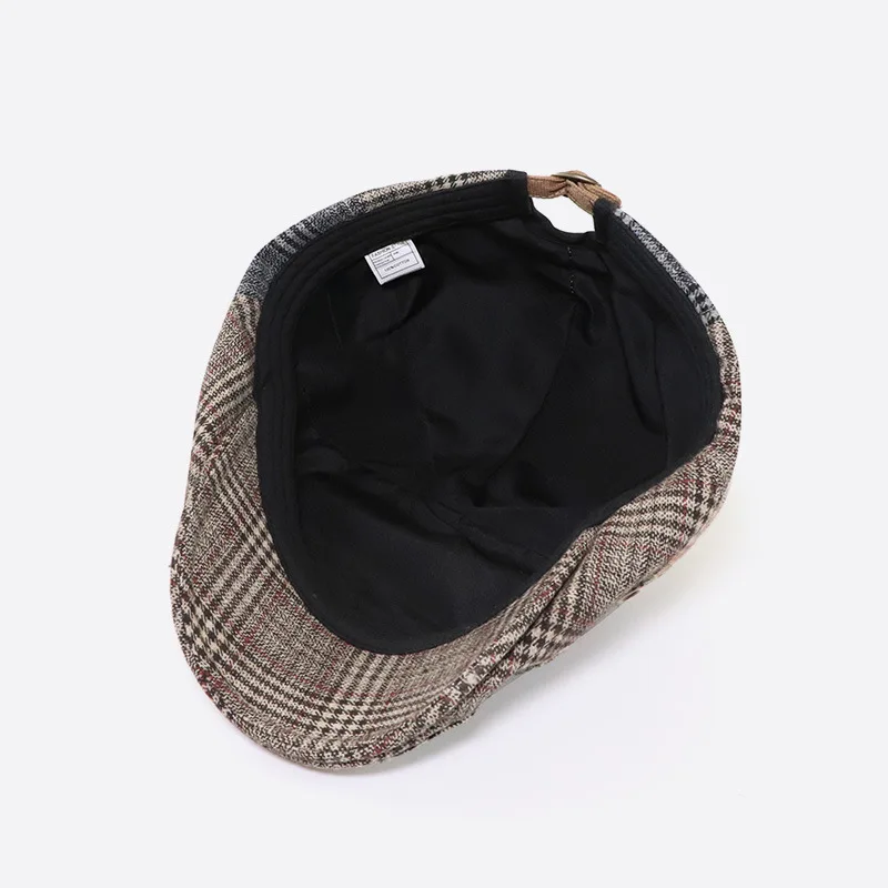 High Quality Retro Beret Men Wool Cap Gentlemen Spring Autumn Winter Hat