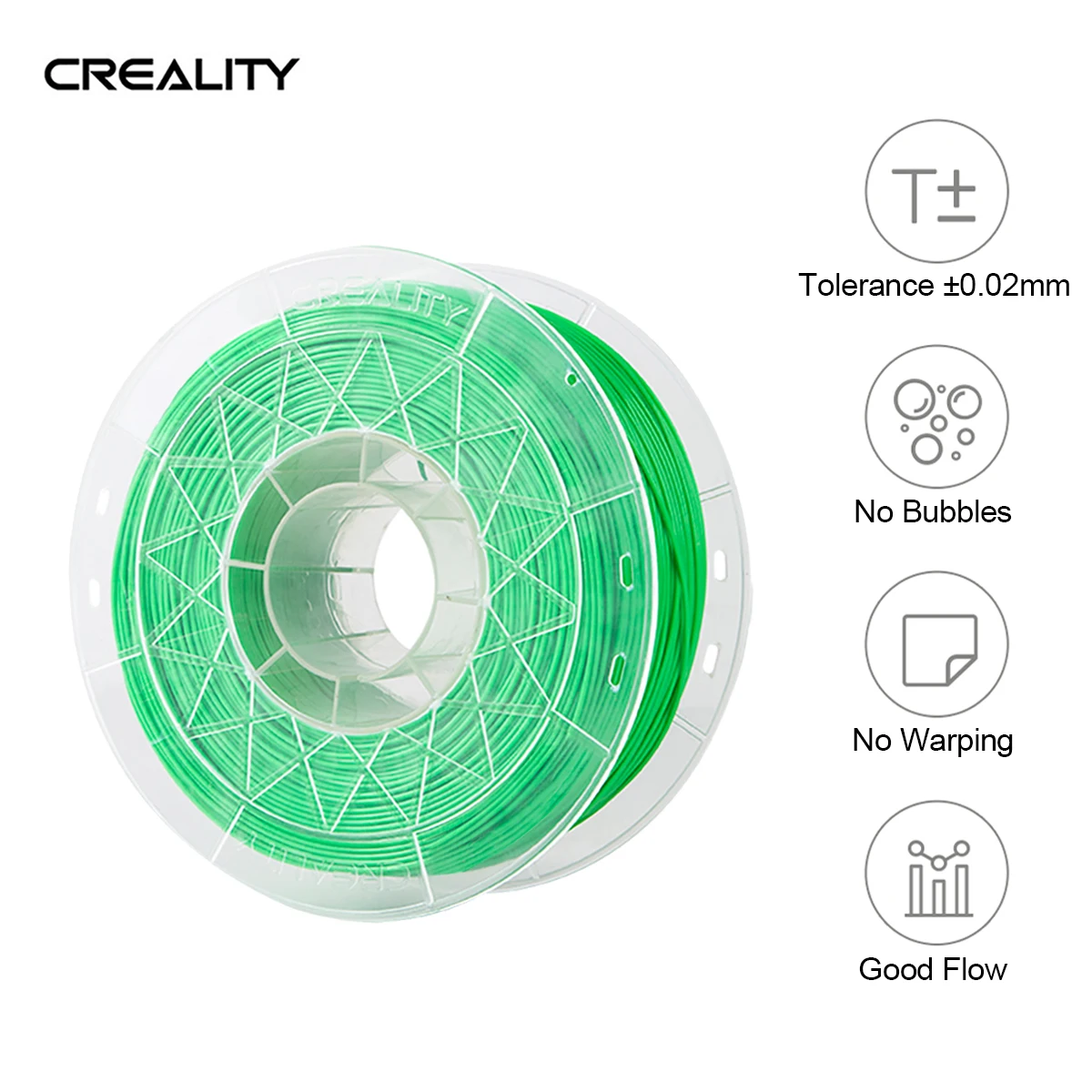 

1.75mm 1kg/2.2lbs Filament 3D filament CR-PLA Filament Creality 3D Printer Dimensional Accuracy +/- 0.02 mm 3d printer filament