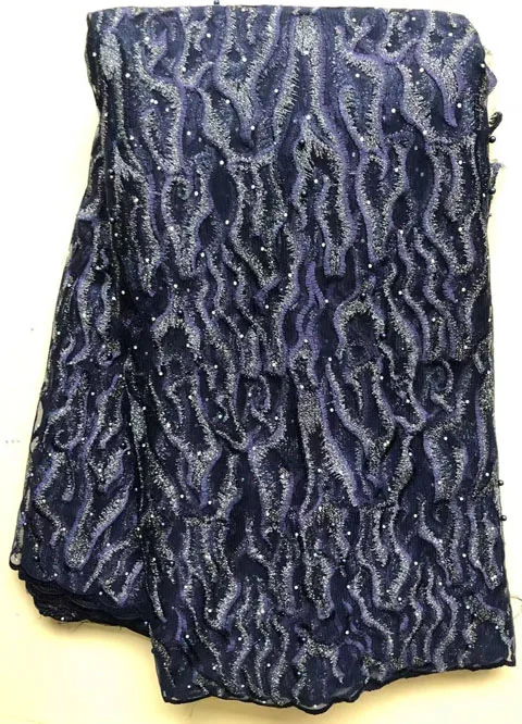 Африканская кружевная ткань 2020 Высокое качество Кружева Камни французская сетка