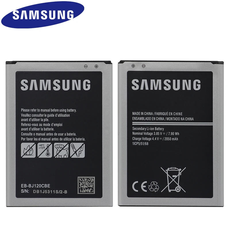 Samsung EB-BJ120CBU для samsung Galaxy Express 3 SM-J120A J120 J120F SM-J120F J120h J120ds телефон Батарея 2050 мА-ч