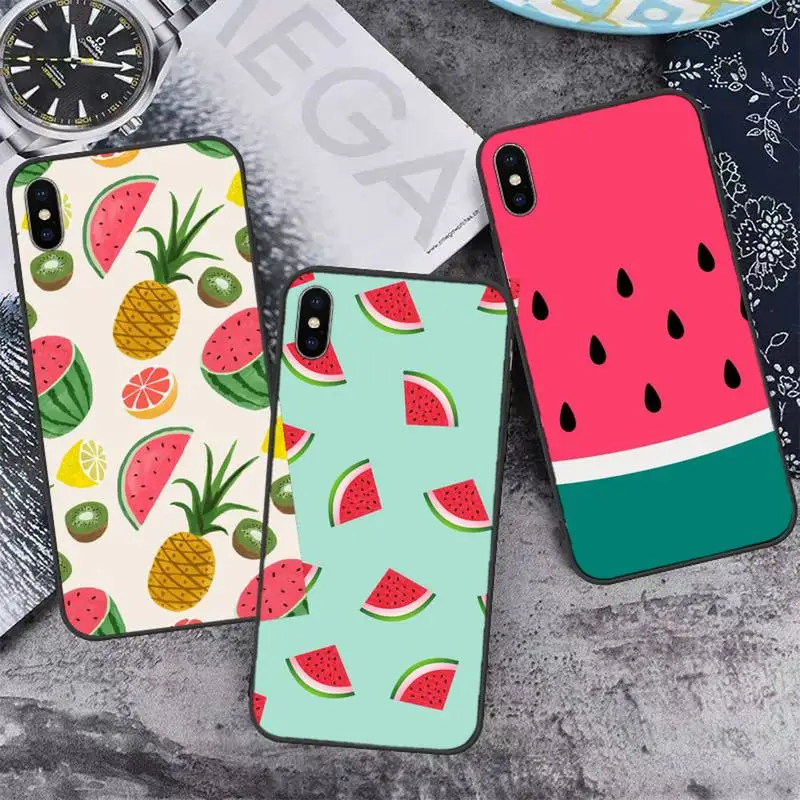 

Watermelon Phone Case for iPhone 11 12 13 pro XS MAX 8 7 6 6S Plus X 5S SE 2020 XR mini