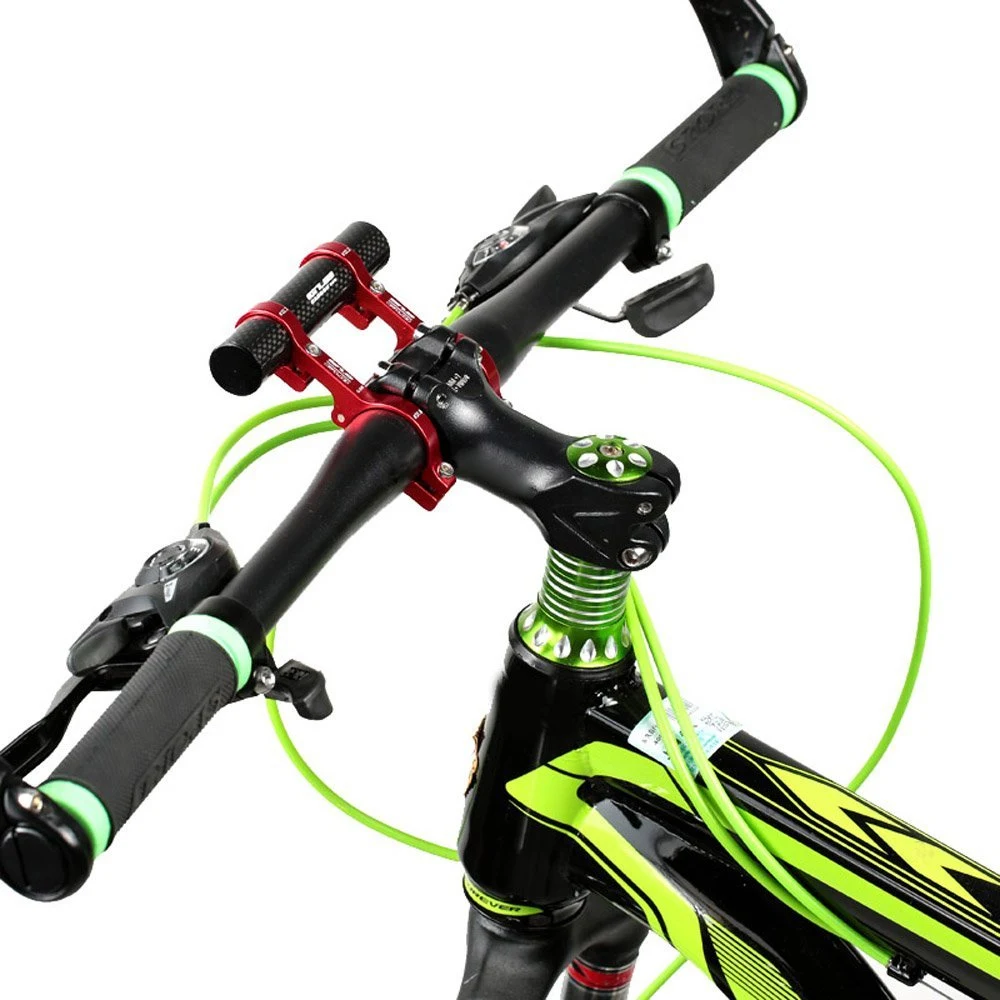 

NEW GUB 559 carbon Bicycle Handlebar Extender Mount CNC Alloy Space Saver Light Holder Two Arm for computer lights GPS