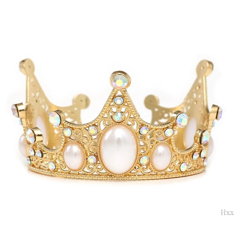 Новинка для новорожденных Для девочек и мальчиков фотографии Корона реквизит