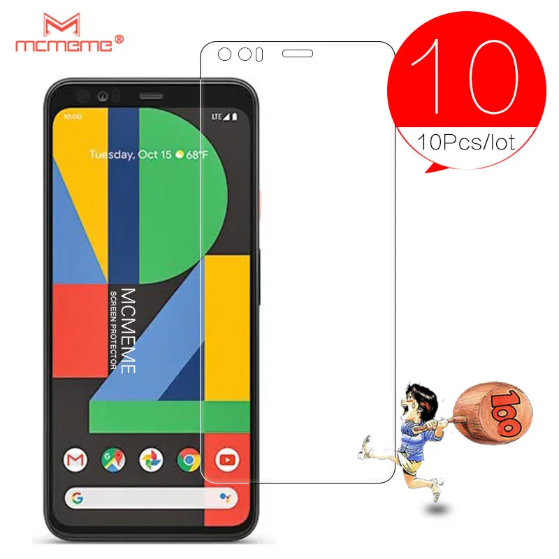 10 шт. закаленное стекло для Google Pixel 4 защита экрана размера XL 9H 4xl защитная пленка