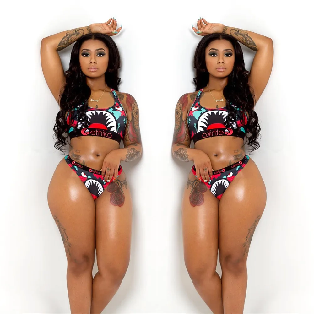 New Arrive Women Set Beach Summer Print 2 Pieces Outfits For Sexy Suit SLS6229 |