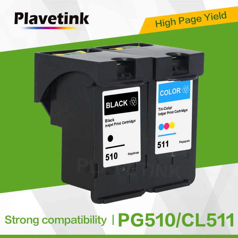 

Чернильный картридж Plavetink 510XL 511XL PG510 CL511 для принтера Canon Pixma iP2700 iP2702 MP240 MP250 MP252 MP260 MP270 MP272