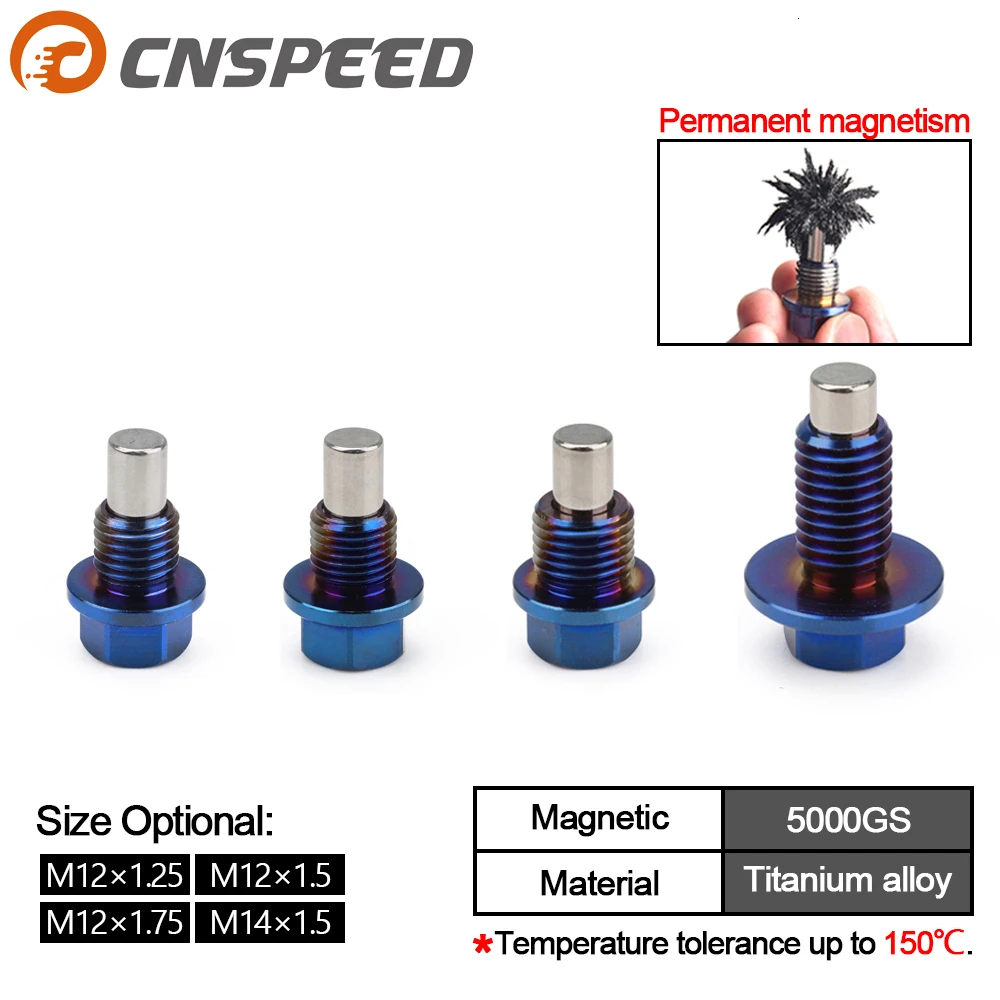 Многоразовый постоянный магнитный 5000 Gs титановый сплав Магнитная дренажная
