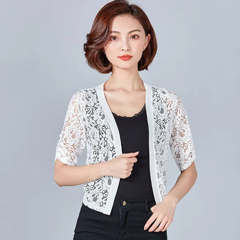 Короткая летняя рубашка абрикосового цвета с защитой от солнца женские топы