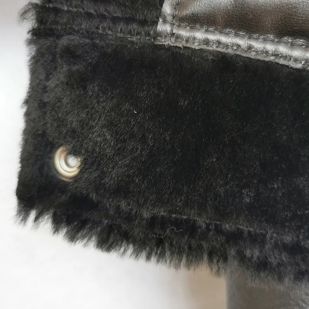 

CLEARANCE Factory Super Quality Natural Fur Coat Winter Men Shearling Coat Man Warm Winter Clothing M491