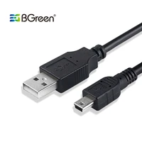 bgreen 80cm mini usb to usb a charging cable sync data transferring for mp3 player hard disk camera mini speaker digital devices