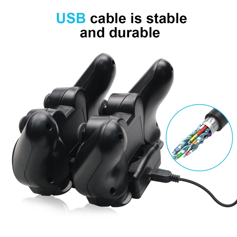 

USB Dual Charger Station For Sony PS3 Controller Joystick Powered Charging Dock Gampad Move Navigation