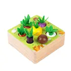 Игрушка-морковь Монтессори из натуральной сосны, игрушка-конструктор для раннего развития, морковь для детей 1-2-3-4 лет