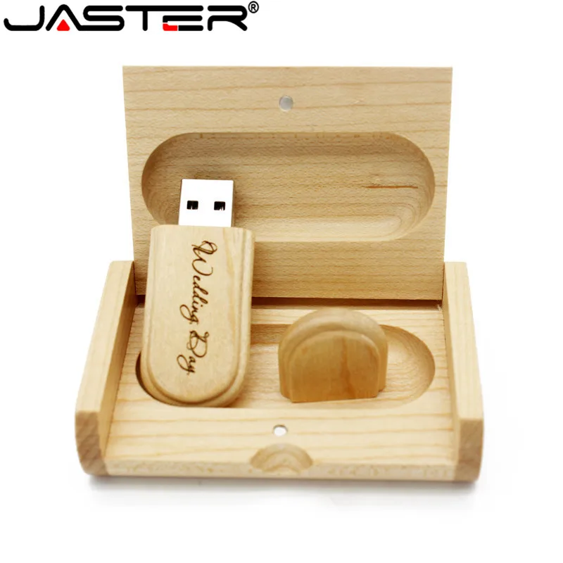 USB флеш накопитель JASTER деревянный 4/16/32/64 ГБ|pendrive 4gb|wooden usbflash drive |