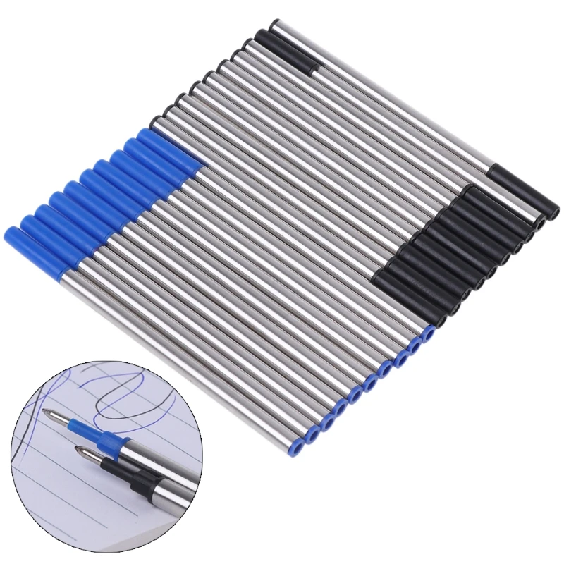 

H05B 10Pcs/Set 0.5mm Gel Ballpoint Pen Refills Office School Stationery Writing Gifts